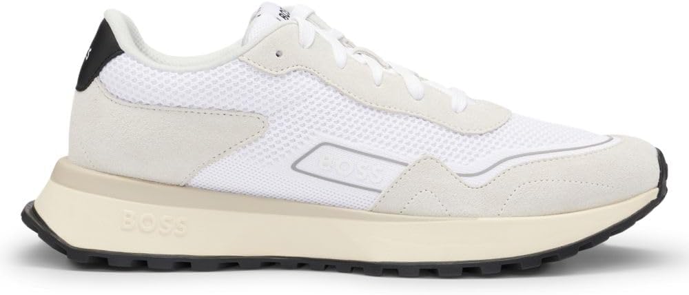 <strong>BOSS</strong><br> Мужские Jonah Runn with Knit Details Polished Leather Trims Size — изображение 2