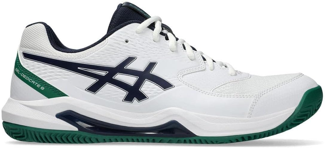 <strong>ASICS</strong><br> Dedicate 8 Clay Mann TennisWhite