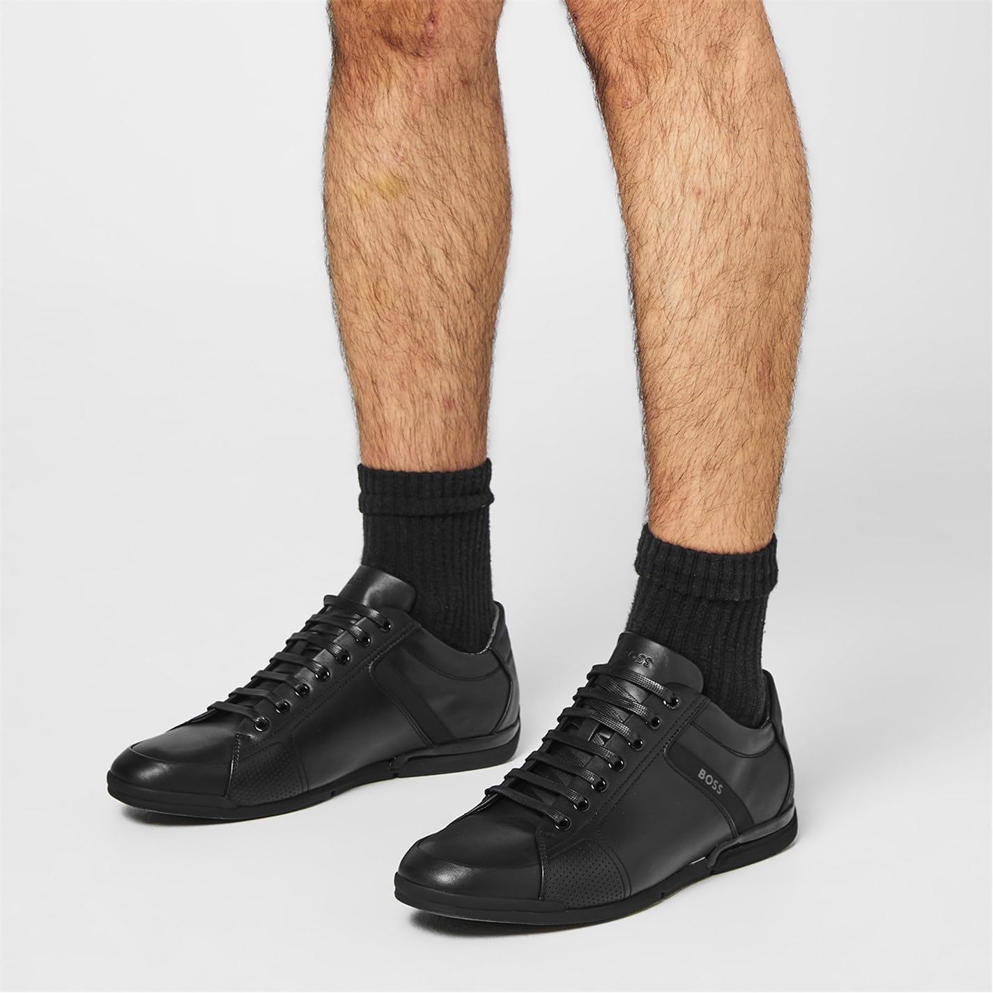 <strong>BOSS</strong><br> Мужские Saturn Lowp Leather with Odour Neutralising Inner Lining Size — изображение 2