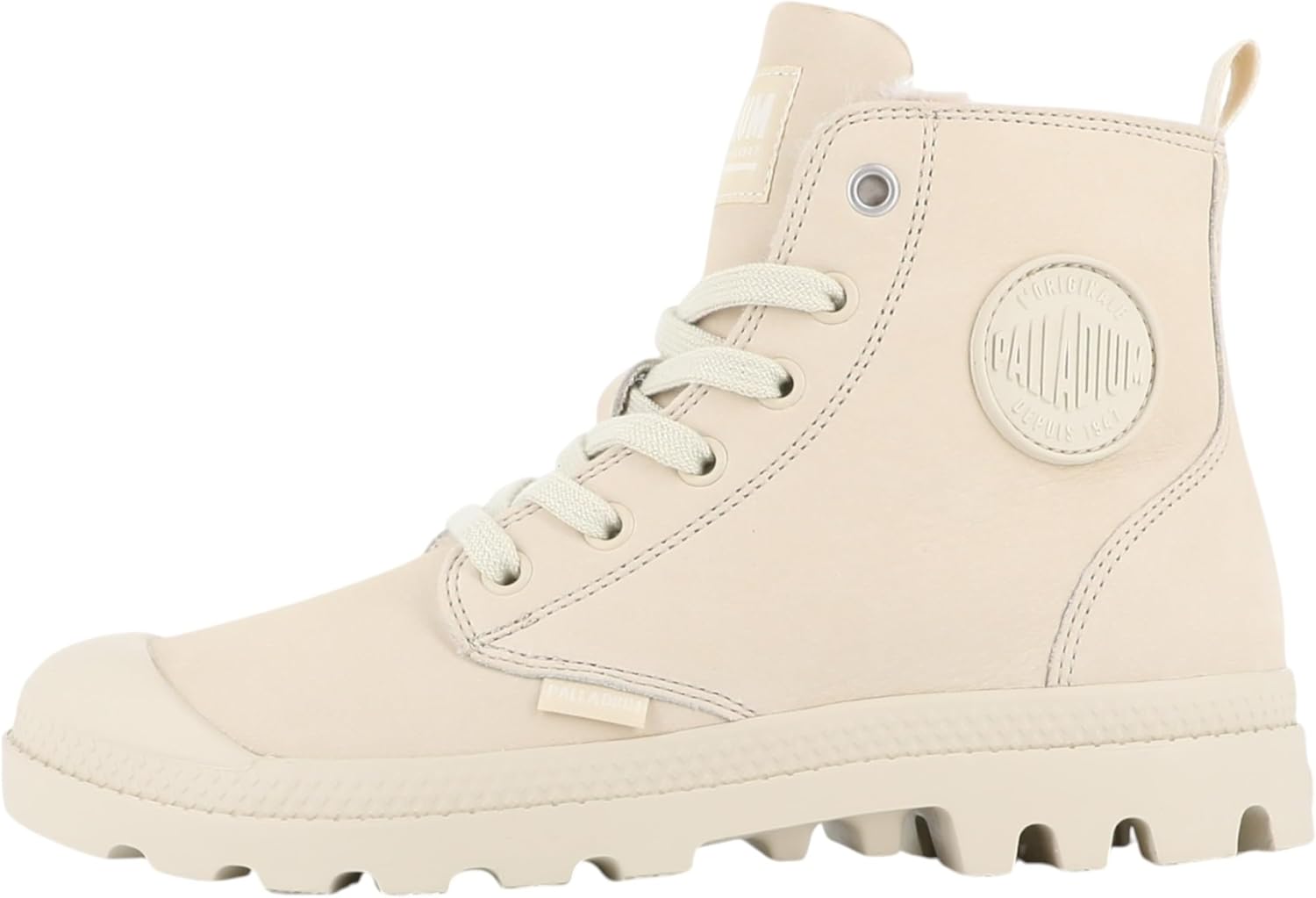 <strong>Palladium</strong><br> Женские Pampa Hi Zip Wool ботинки Nude