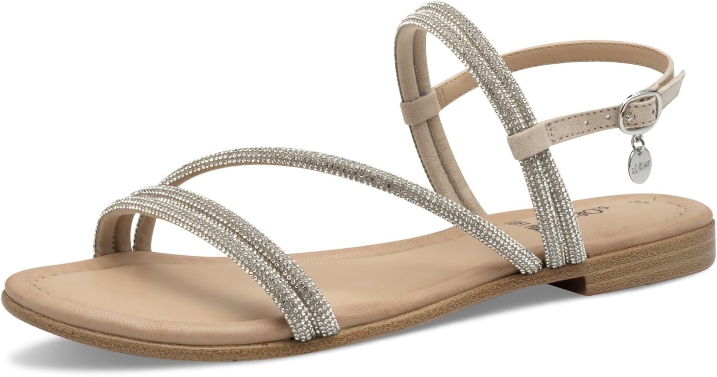 <strong>s.Oliver</strong><br> Женские Sandalen flach mit verstellbarem Riemchen Leicht