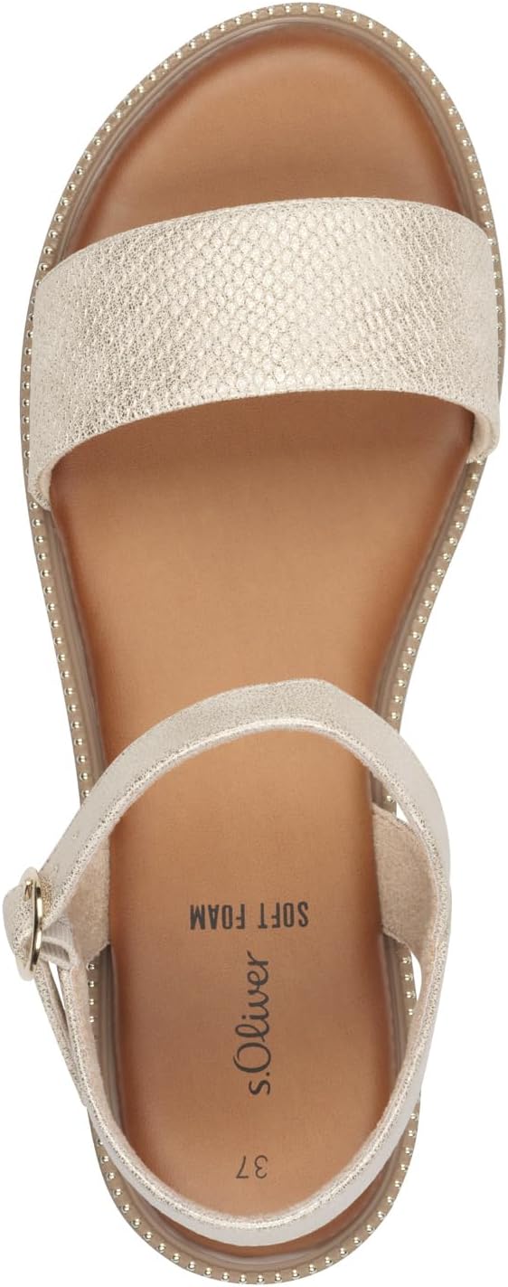 <strong>s.Oliver</strong><br> Женские Flat Sandals with Adjustable Strap Vegan — изображение 3