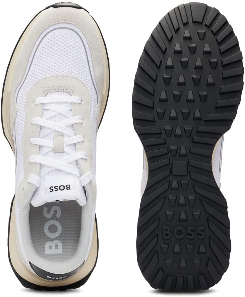 <strong>BOSS</strong><br> Мужские Jonah Runn with Knit Details Polished Leather Trims Size — изображение 4