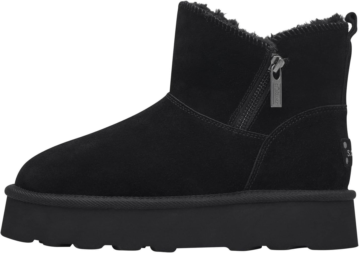 <strong>s.Oliver</strong><br> Женские Leather Lined Winter ботинки Without Heel — изображение 3