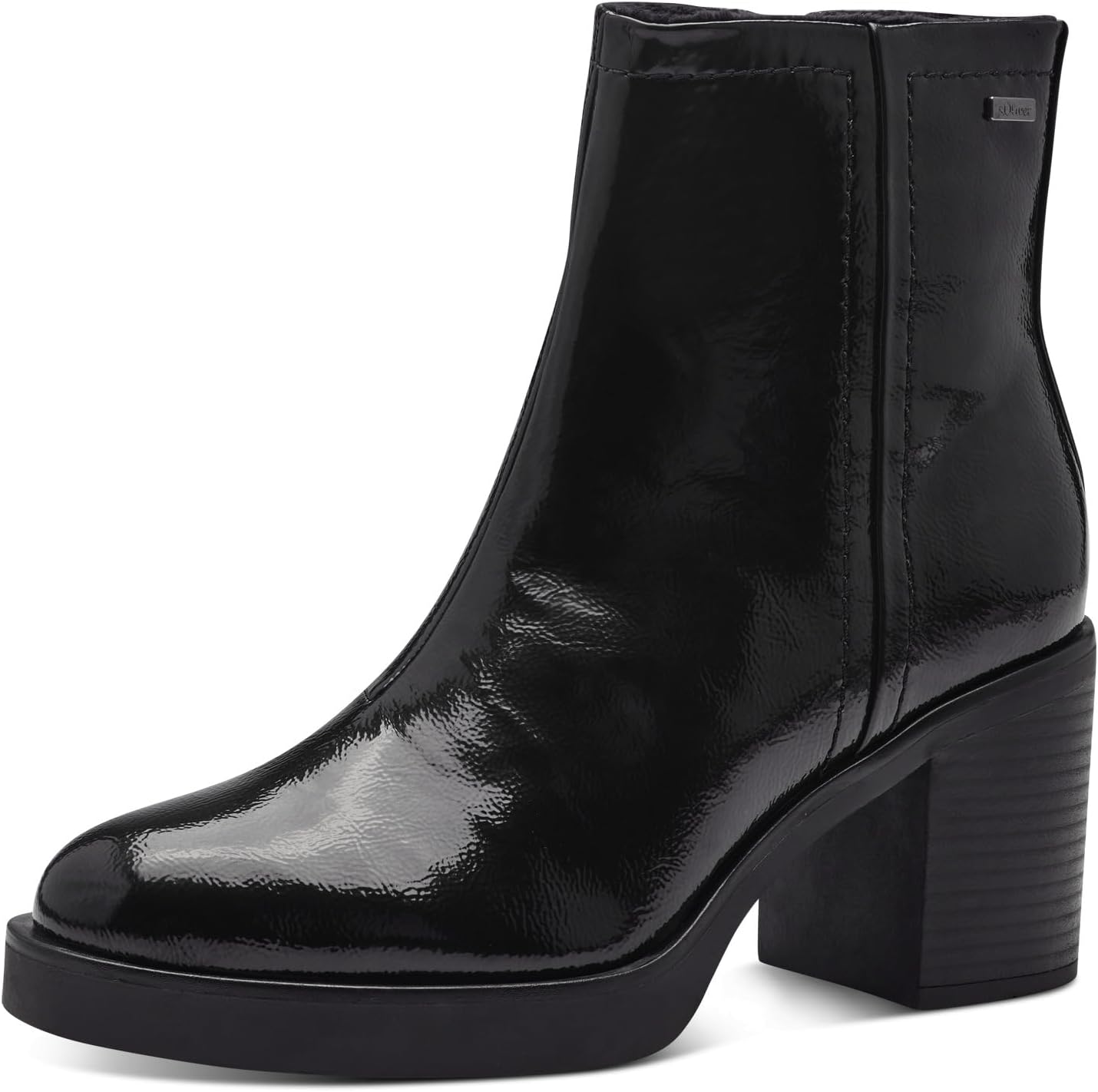 <strong>s.Oliver</strong><br> Женские Chelsea ботинки with Block Heel Elegantpatent 40 EU