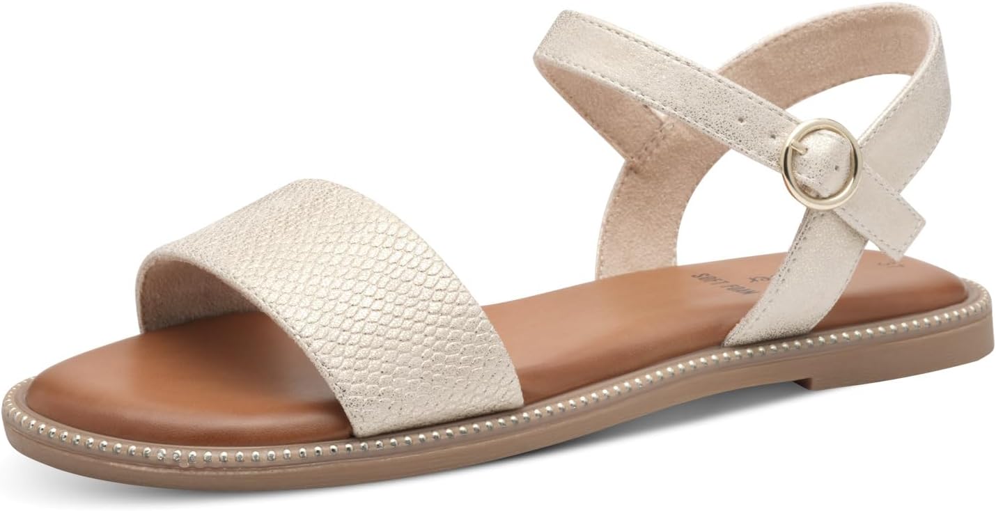 <strong>s.Oliver</strong><br> Женские Flat Sandals with Adjustable Strap Vegan