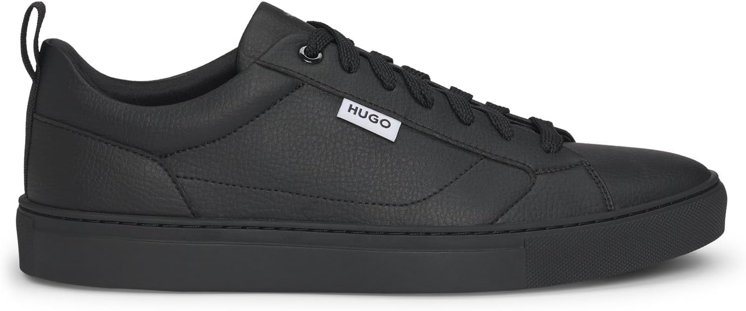 <strong>HUGO</strong><br> Мужские Morrie Tenn Lowtop in Grained Faux Leather Size