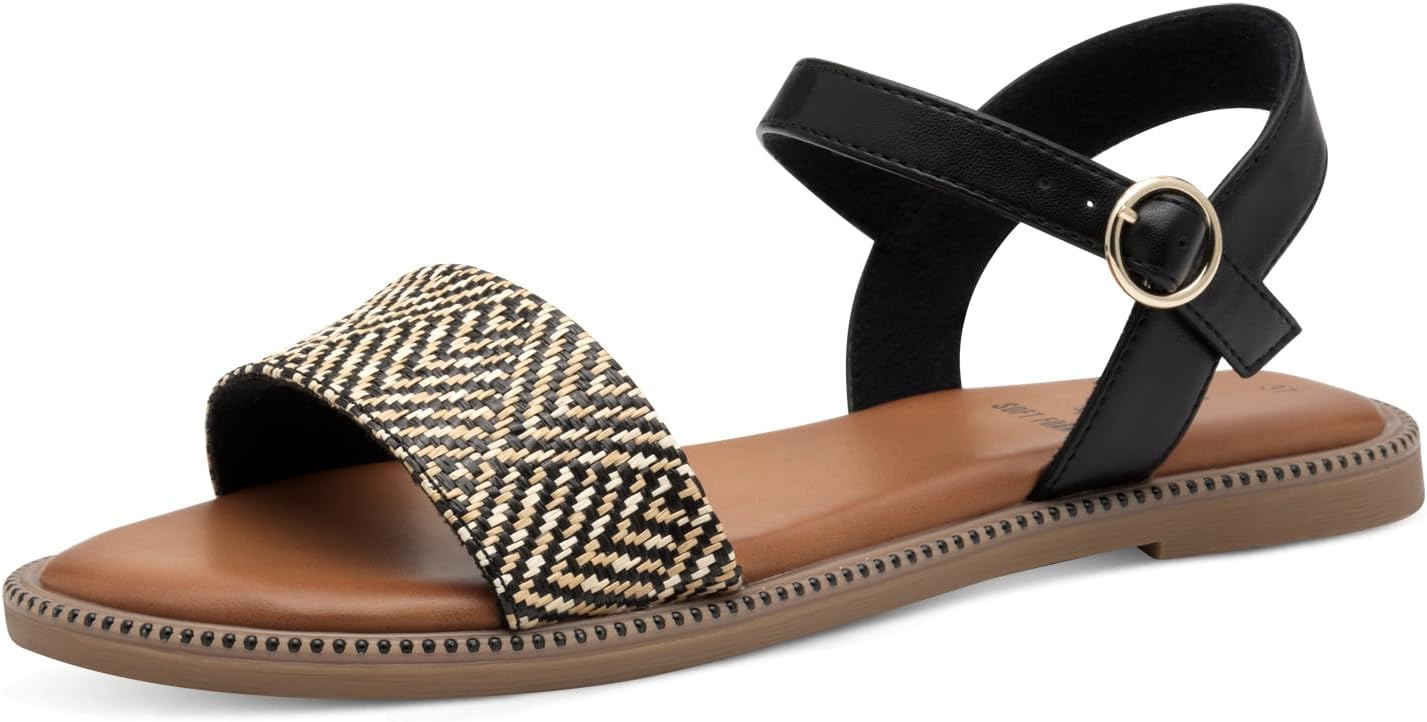 <strong>s.Oliver</strong><br> Женские Flat Sandals with Adjustable Strap Vegan