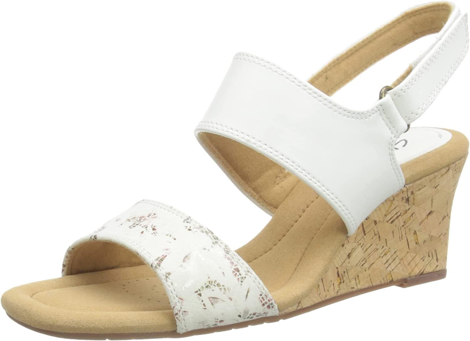 <strong>Clarks</strong><br> Женские Kyarra Faye Wedge Sandals