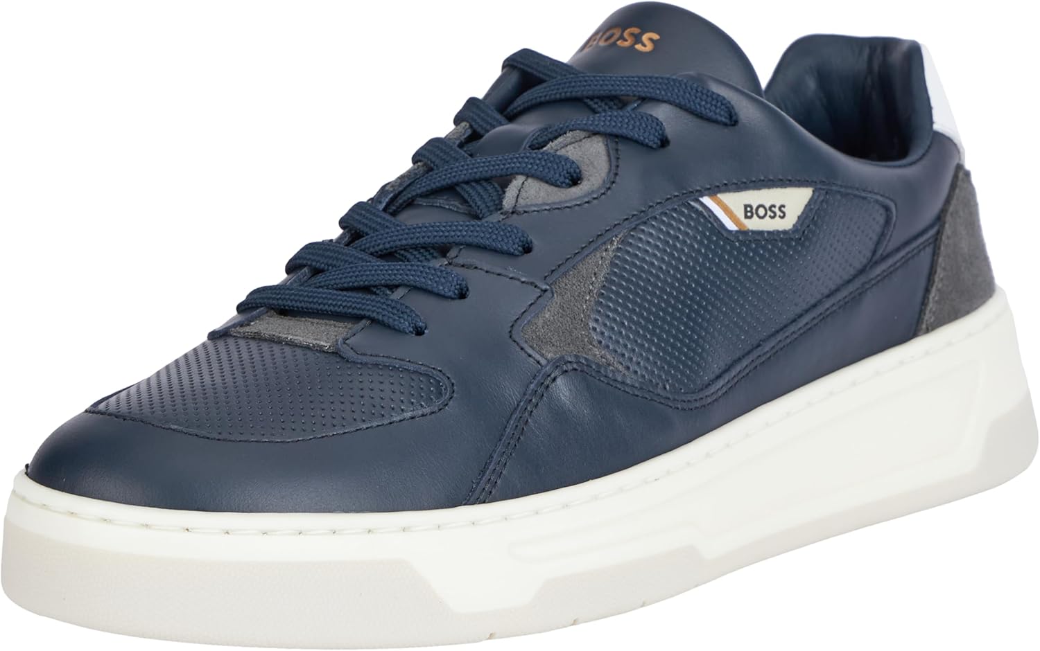 <strong>BOSS</strong><br> Мужские  Baltimore Tenn in Various Leather Types with Layered Design Size