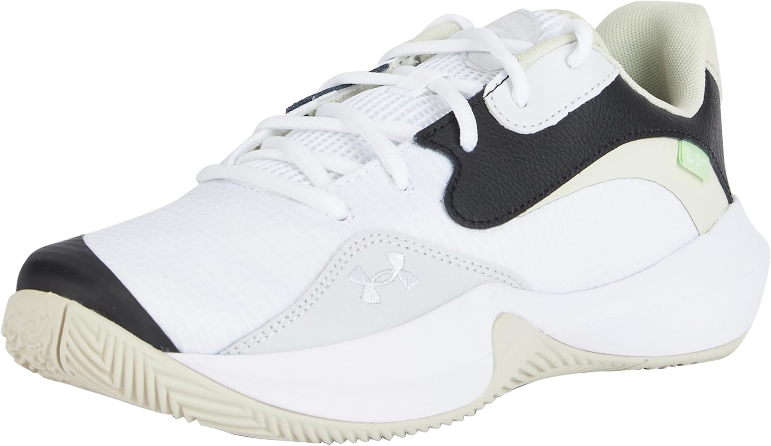 <strong>Under Armour</strong><br> UA Lockdown 7 Low Basketball White/Silt/White 44.5 EUSilt White