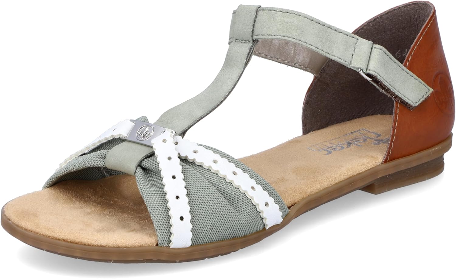 <strong>Rieker</strong><br> Женские Classic Sandals 64250 Женские Sandals Green Combi