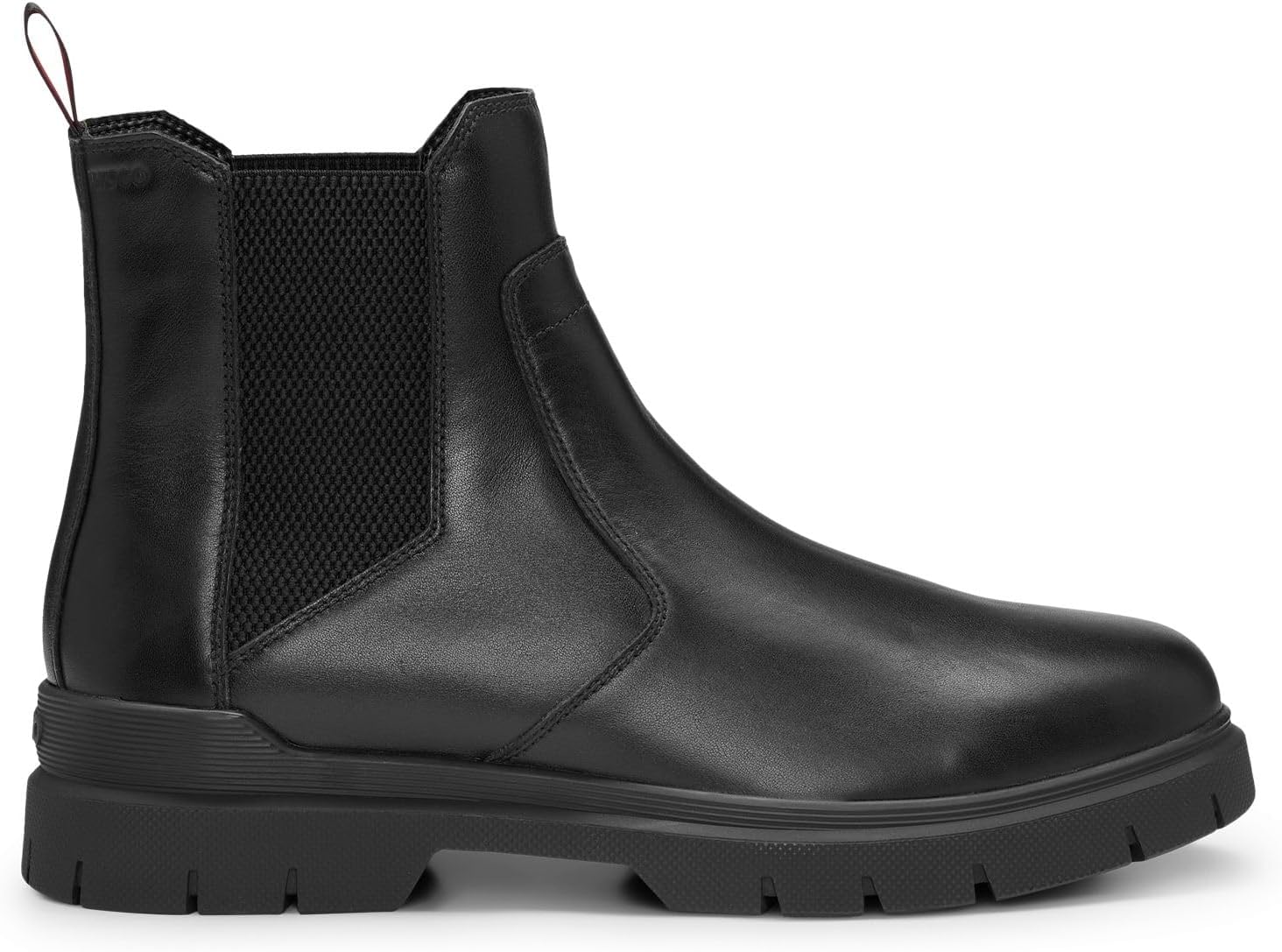 <strong>HUGO</strong><br> Мужские  Ryan Cheb Chelsea Leather ботинки with Signature Sole Size