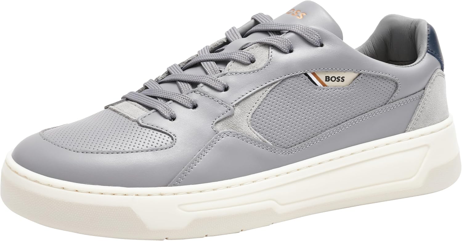 <strong>BOSS</strong><br> Мужские  Baltimore Tenn in Various Leather Types with Layered Design Size