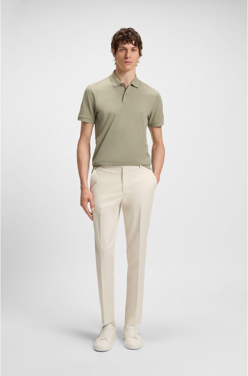 <strong>BOSS</strong><br> Мужские Aiden Tenn Faux Leather with Plain Grained Structure Size — изображение 3