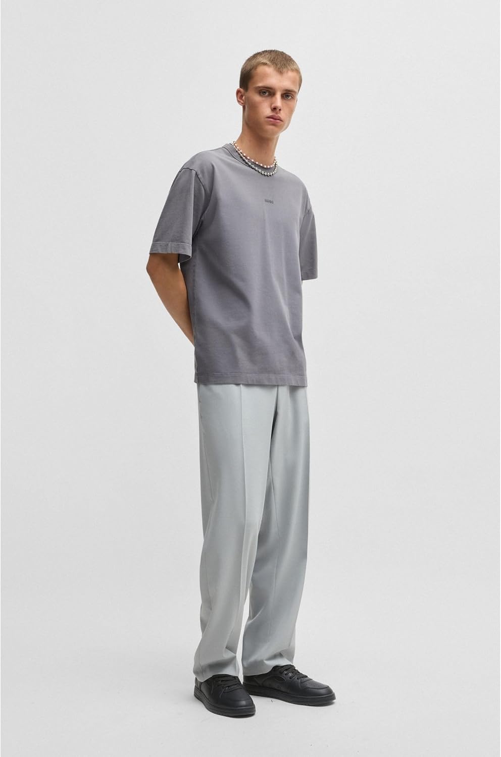 <strong>HUGO</strong><br> Мужские Hadrian Tenn Faux Leather with Detail Size — изображение 3