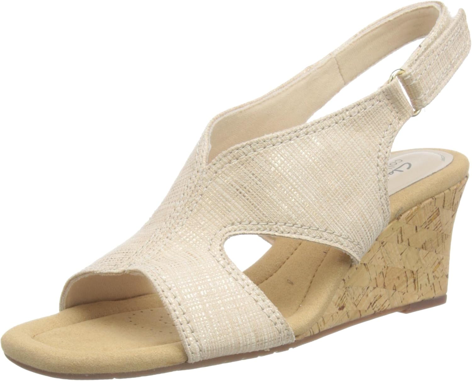 <strong>Clarks</strong><br> Женские Kyarra Aster Wedge Sandals