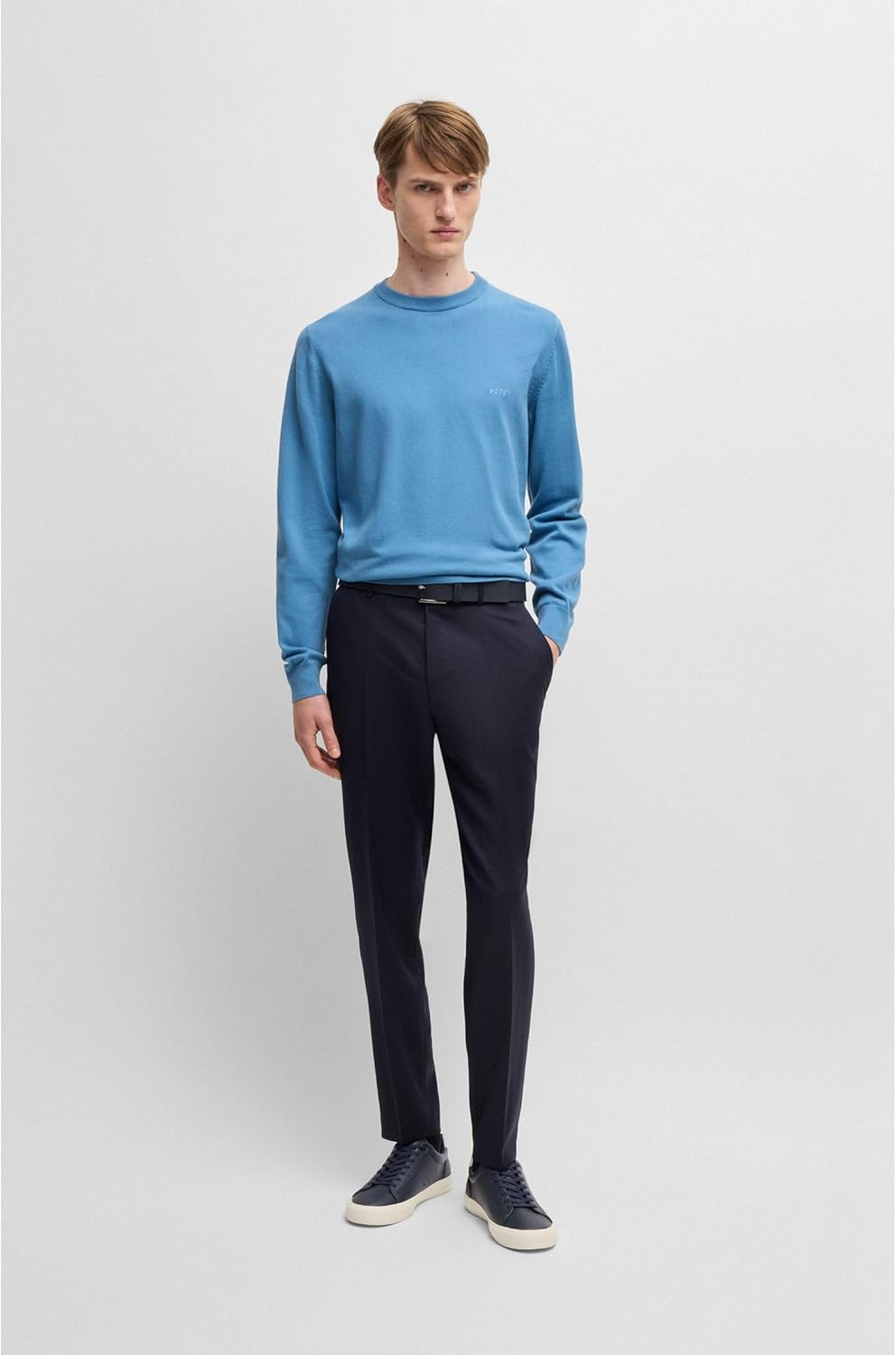 <strong>BOSS</strong><br> Мужские Aiden Tenn Faux Leather Contrast Heel Size — изображение 3