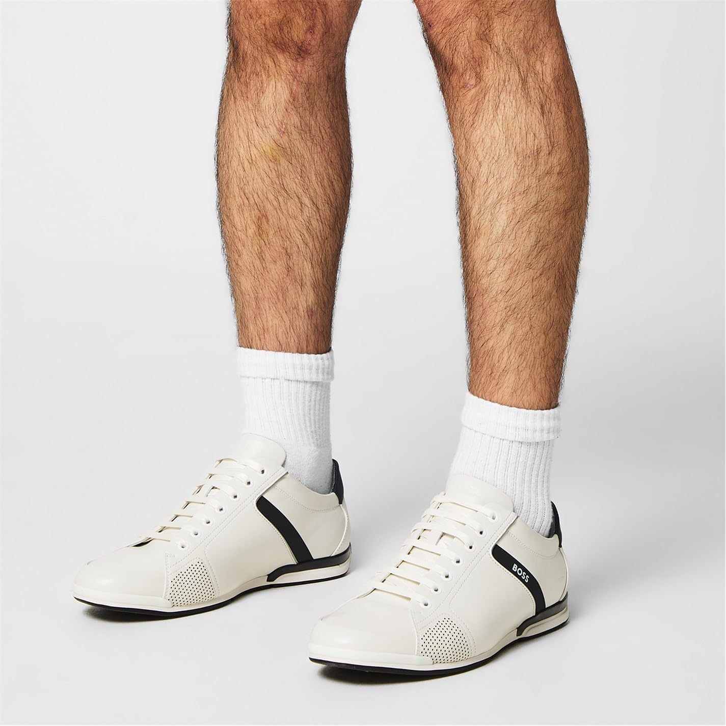 <strong>BOSS</strong><br> Мужские Saturn Lowp Leather with Odour Neutralising Inner Lining Size — изображение 2