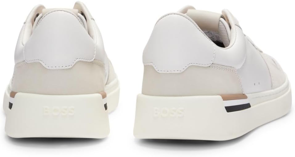 <strong>BOSS</strong><br> Мужские Clint Tenn Leather Suede with Cupsole Lacing Size — изображение 4