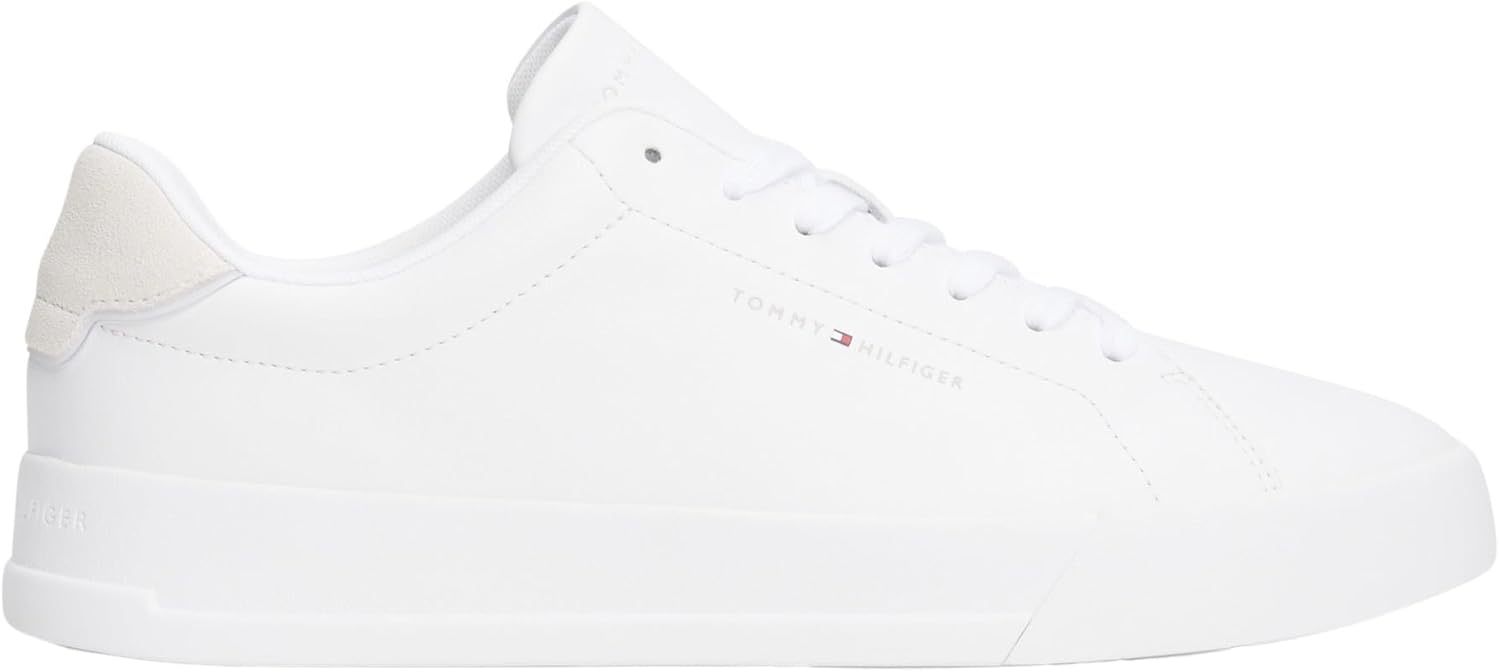 <strong>Tommy Hilfiger</strong><br> Мужские Low Court Leather Detail Essential White 43 EU — изображение 4