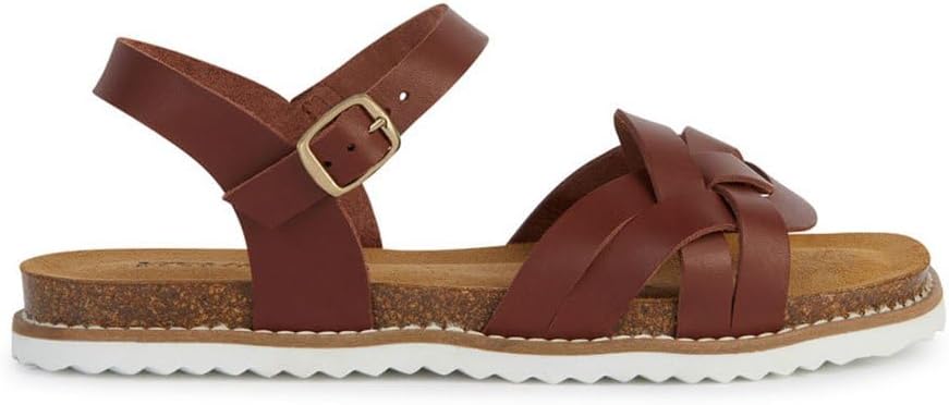 <strong>Geox</strong><br> Girls D Leuca A Flat Sandal