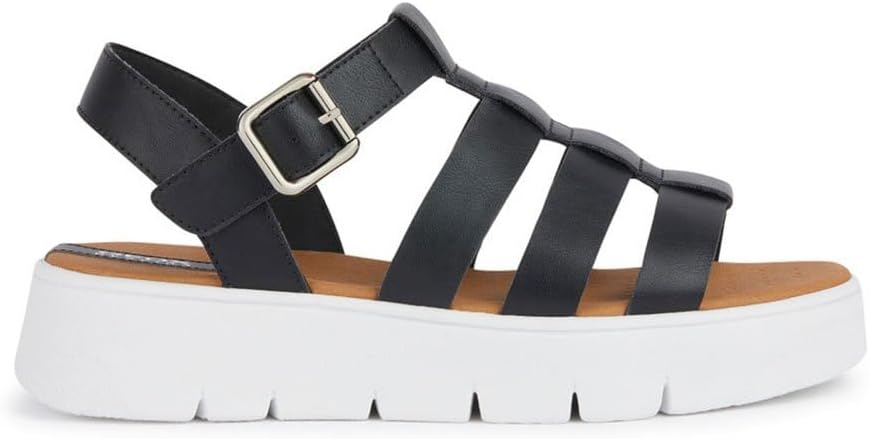 <strong>Geox</strong><br> Girls D Dandra 40 B Wedge Sandal