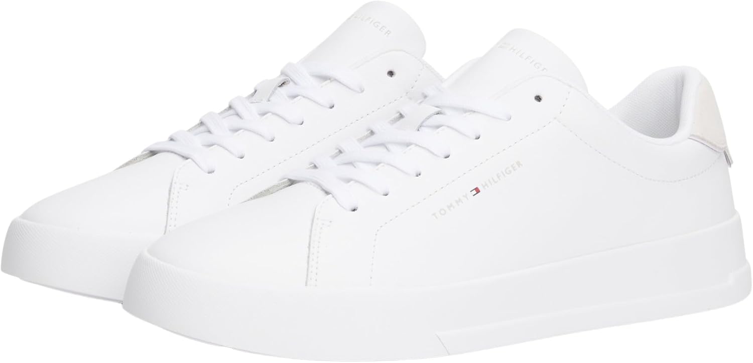 <strong>Tommy Hilfiger</strong><br> Мужские Low Court Leather Detail Essential White 43 EU — изображение 3