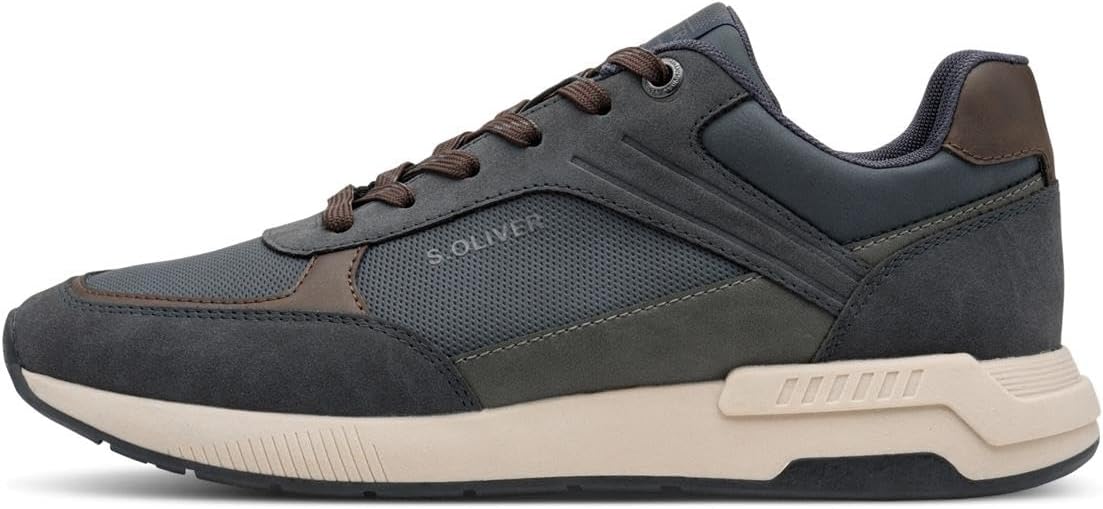 <strong>s.Oliver</strong><br> Мужские Flat with Laces Vegan(Navy Comb.) 43 EU — изображение 2