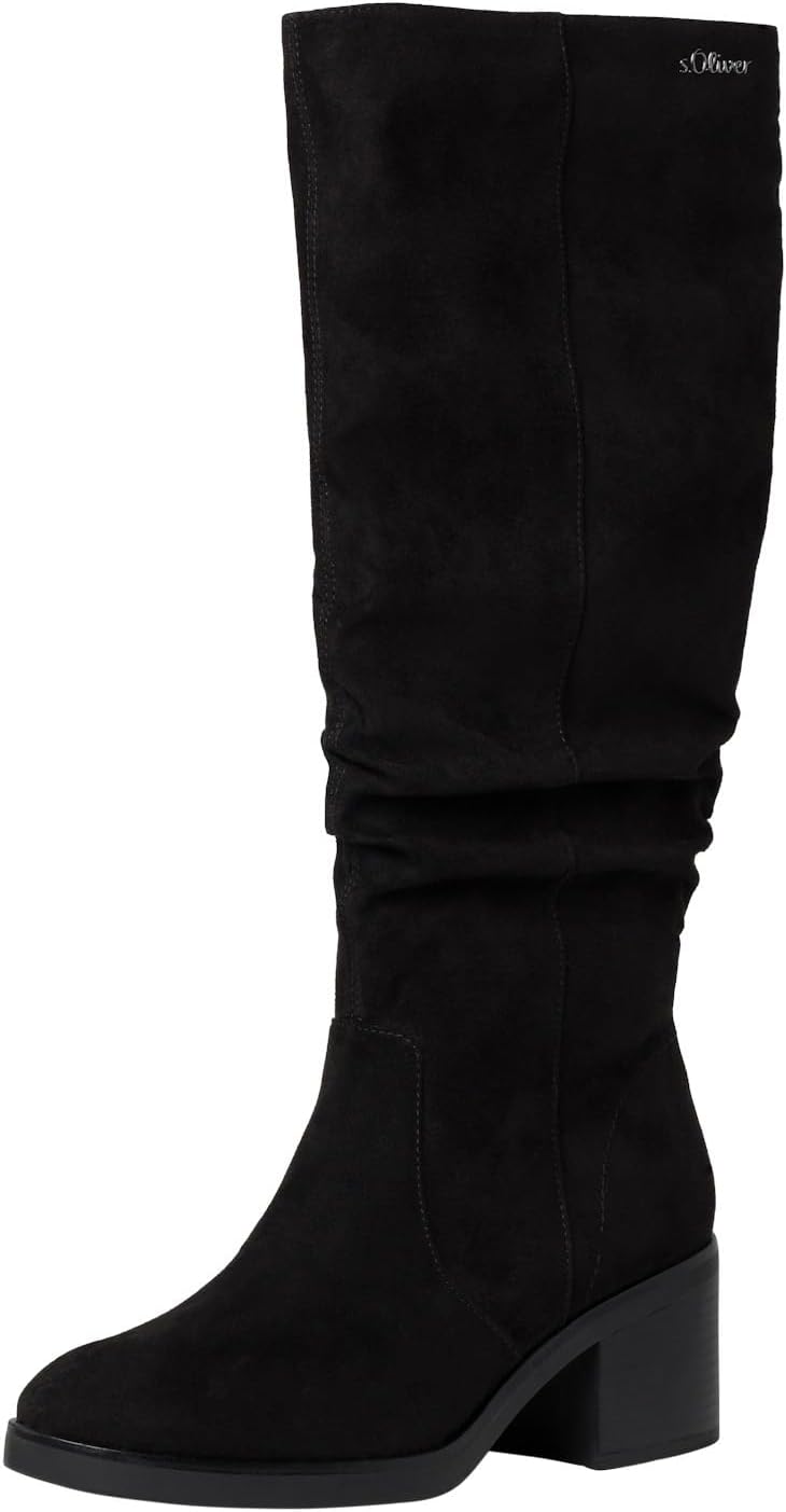 <strong>s.Oliver</strong><br> Womens High Heel Block Heel Zip Up ботинки