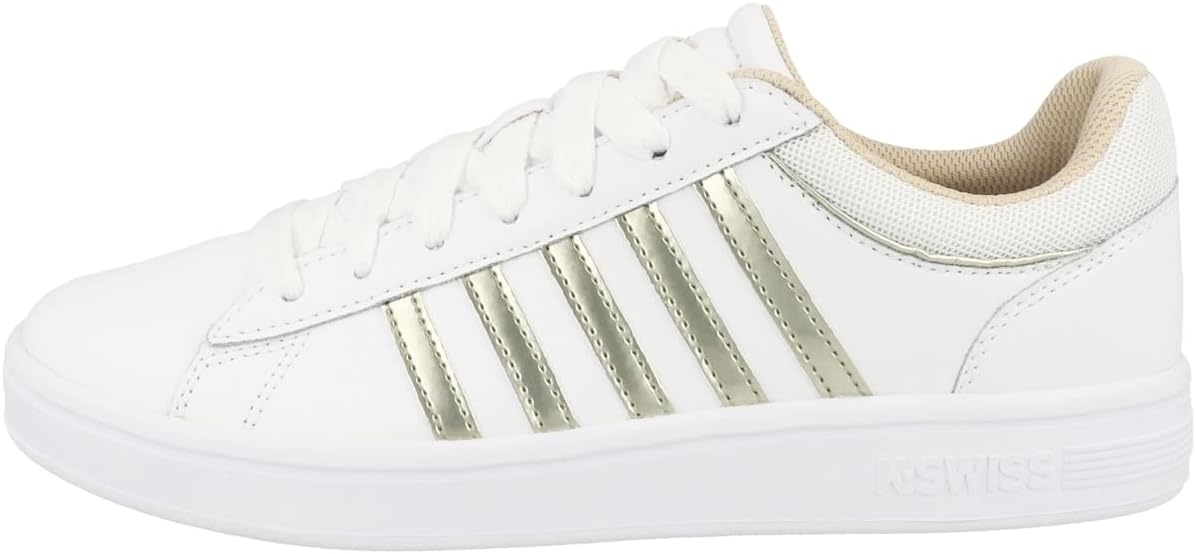 <strong>K-Swiss</strong><br> Женские Court Winston White/Champagne 37.5 EU White
