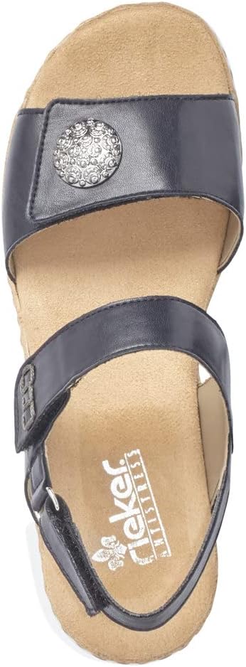 <strong>Rieker</strong><br> 61953 Женские Wedge Sandals Sandals Wedge Heel Summer Comfortable — изображение 4