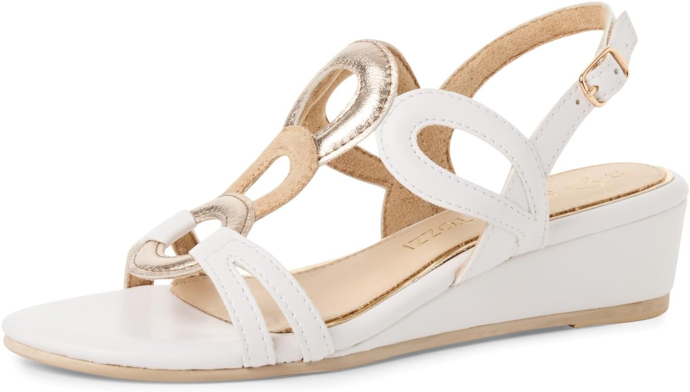 <strong>MARCO TOZZI</strong><br> Женские Round Toe Elegant Wedge Sandals