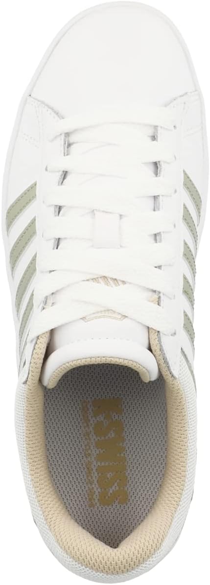 <strong>K-Swiss</strong><br> Женские Court Winston White/Champagne 37.5 EU White — изображение 2