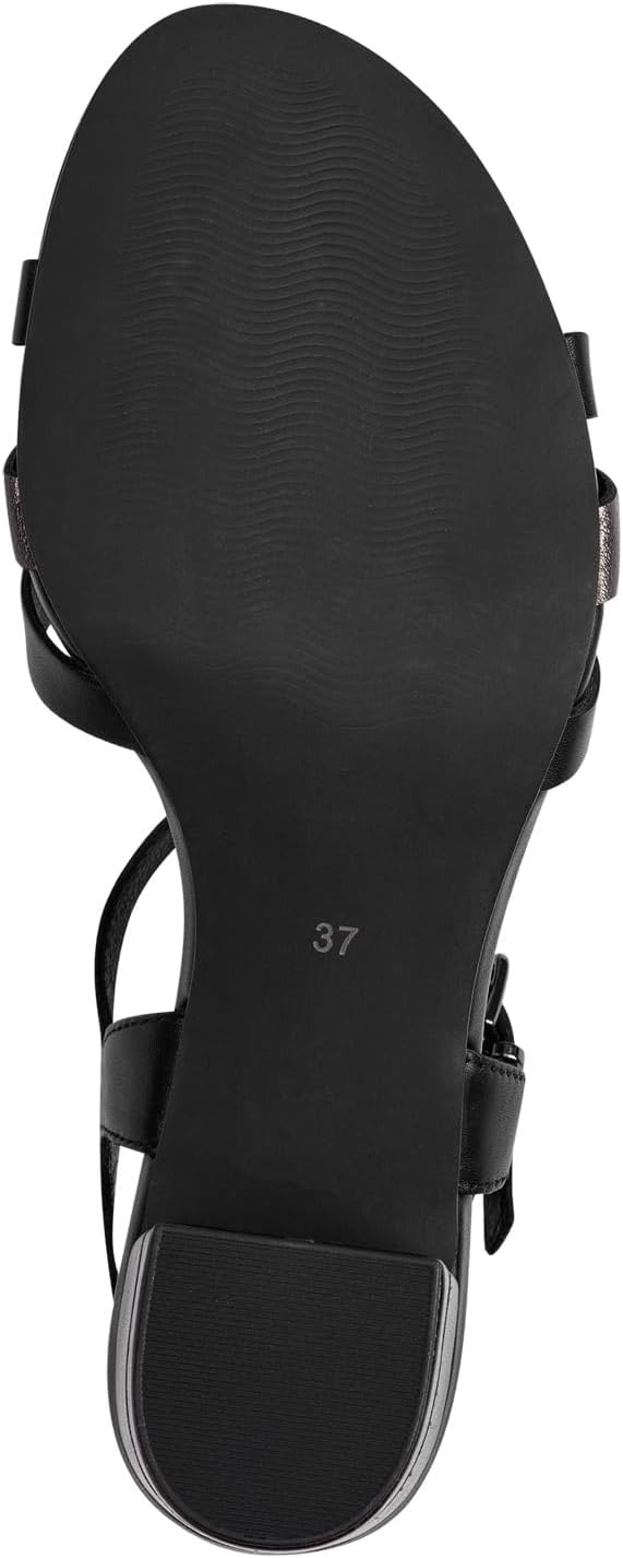 <strong>MARCO TOZZI</strong><br> Женские Leather Heel Sandals with Adjustable Strap — изображение 2