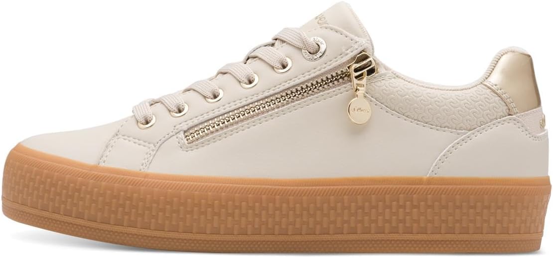 <strong>s.Oliver</strong><br> Женские Flat with Zip Casual Beige (Cream) 42 EU — изображение 2