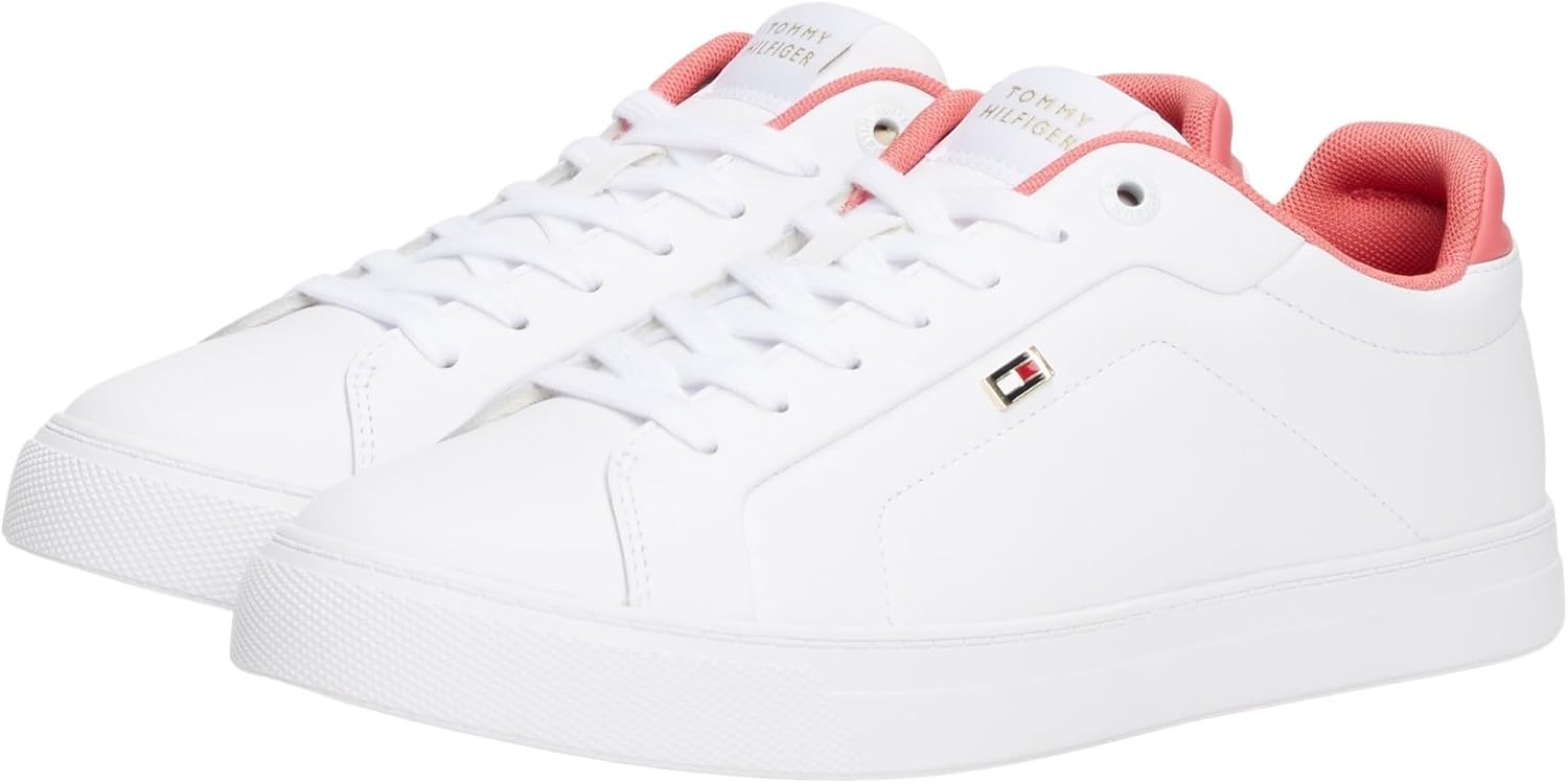 <strong>Tommy Hilfiger</strong><br> Женские Vulcanized Sporty Low Top Mehrfarbig (White/Washed Cherry) 35 — изображение 3