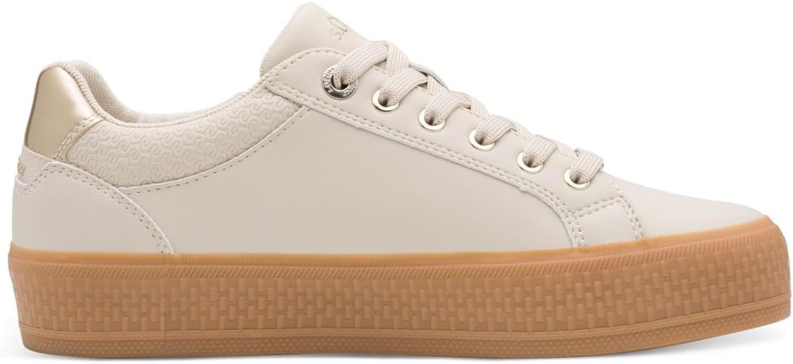 <strong>s.Oliver</strong><br> Женские Flat with Zip Casual Beige (Cream) 42 EU