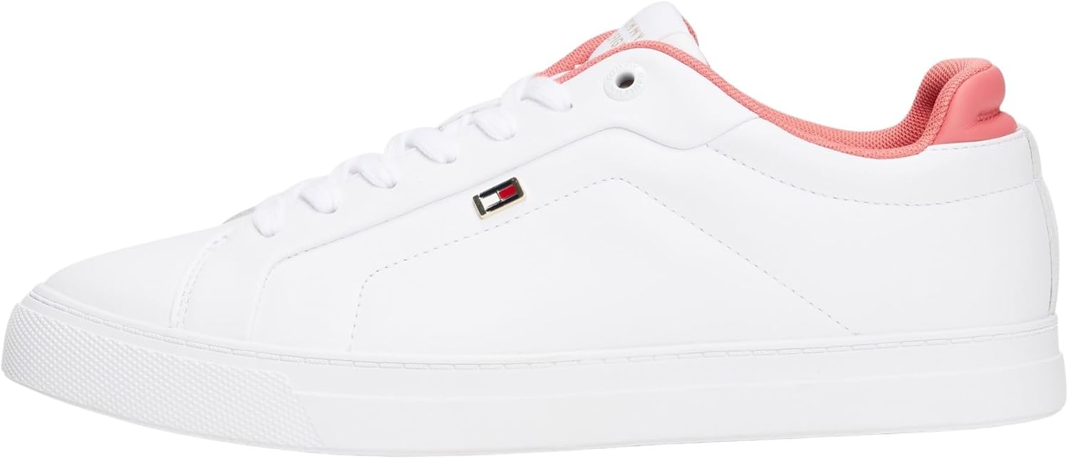 <strong>Tommy Hilfiger</strong><br> Женские Vulcanized Sporty Low Top Mehrfarbig (White/Washed Cherry) 35