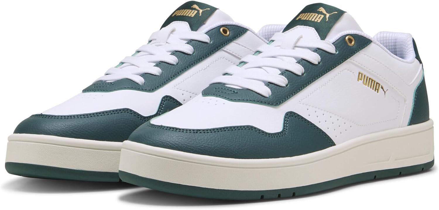 <strong>PUMA</strong><br> Court Classic 353780 Мужские Athletic Walking inLow Top Sizes 7 7 8 8 PumaDark Myrtle PUMA Gold