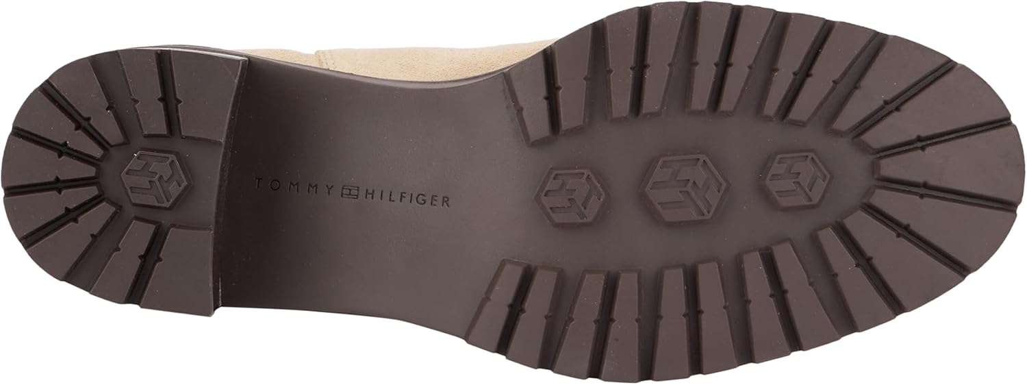 <strong>Tommy Hilfiger</strong><br> Женские Chelsea ботинки Flag Mid Heel Suede Suede — изображение 2