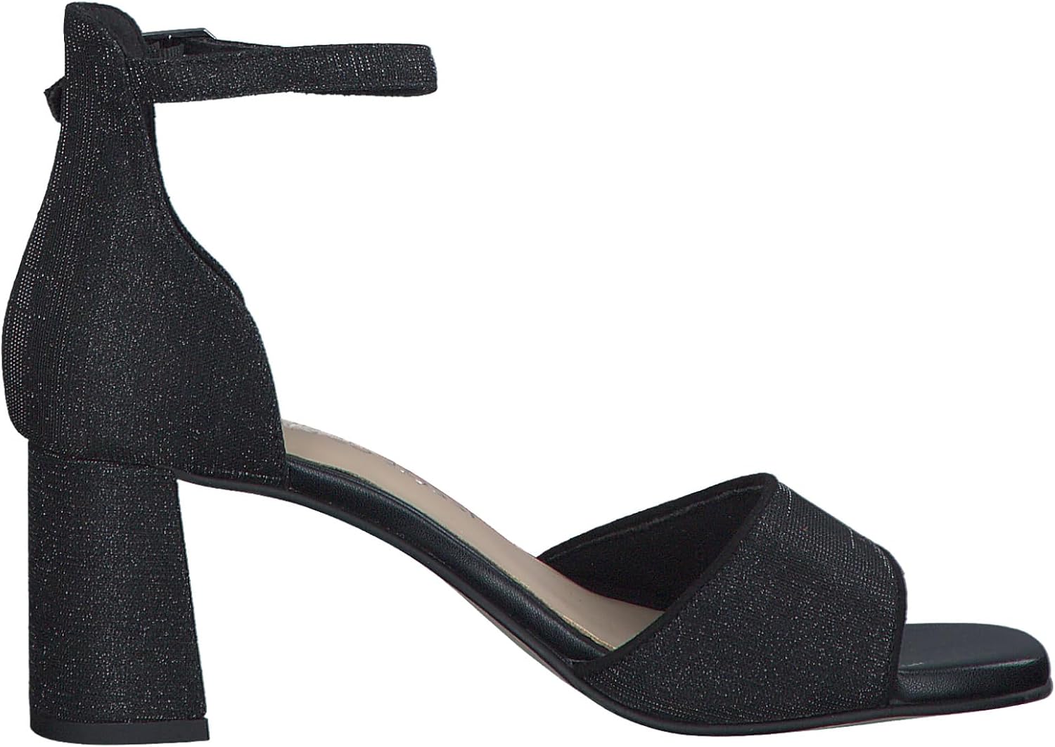 <strong>MARCO TOZZI</strong><br> Женские Glitter Heel Sandals with Adjustable Strap — изображение 4
