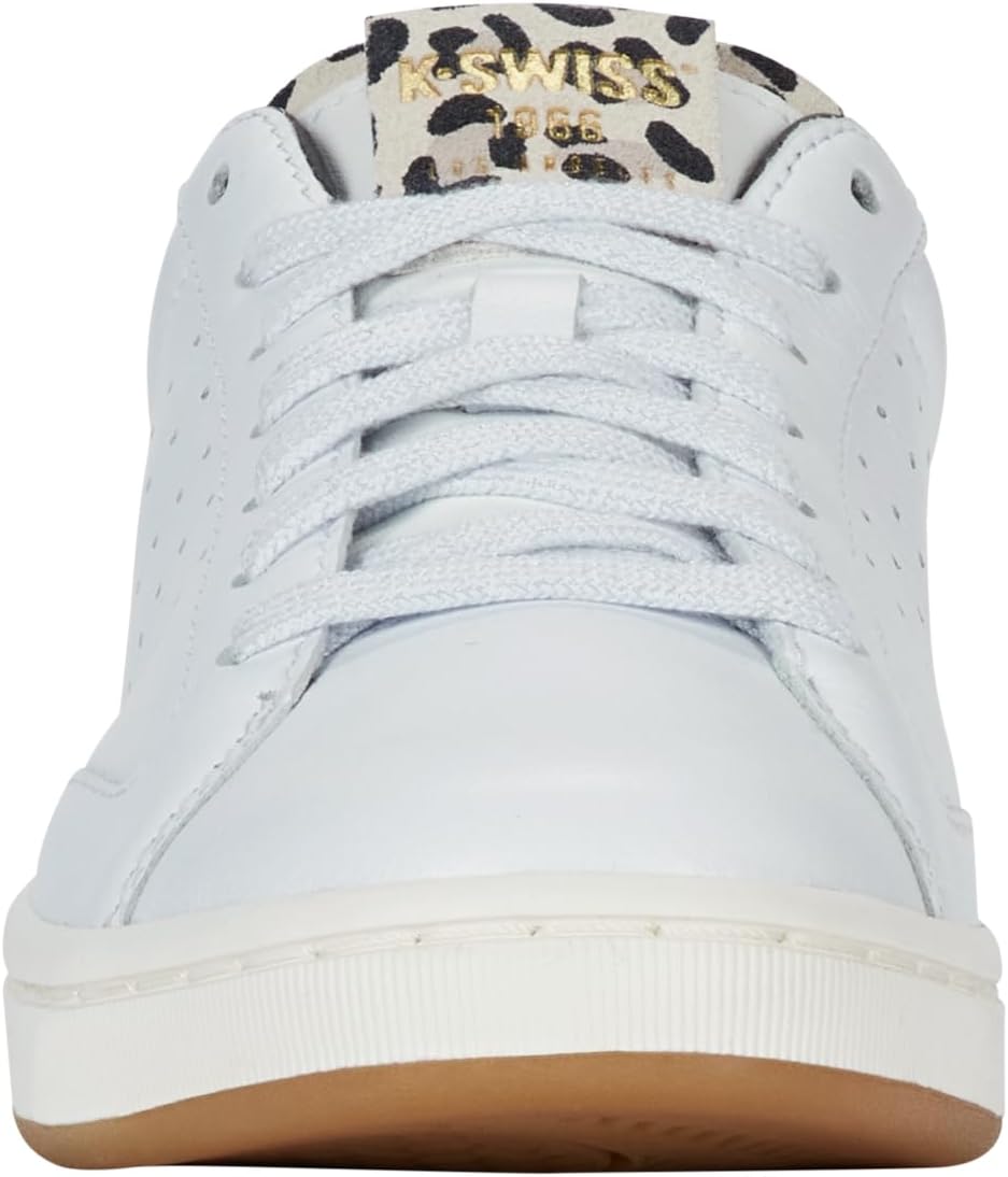 <strong>K-Swiss</strong><br> Женские Lozan Klub LTH WHT/Leopard/SNWWHT 37.5 EU wht leopard snwwht 37.5 EU — изображение 3