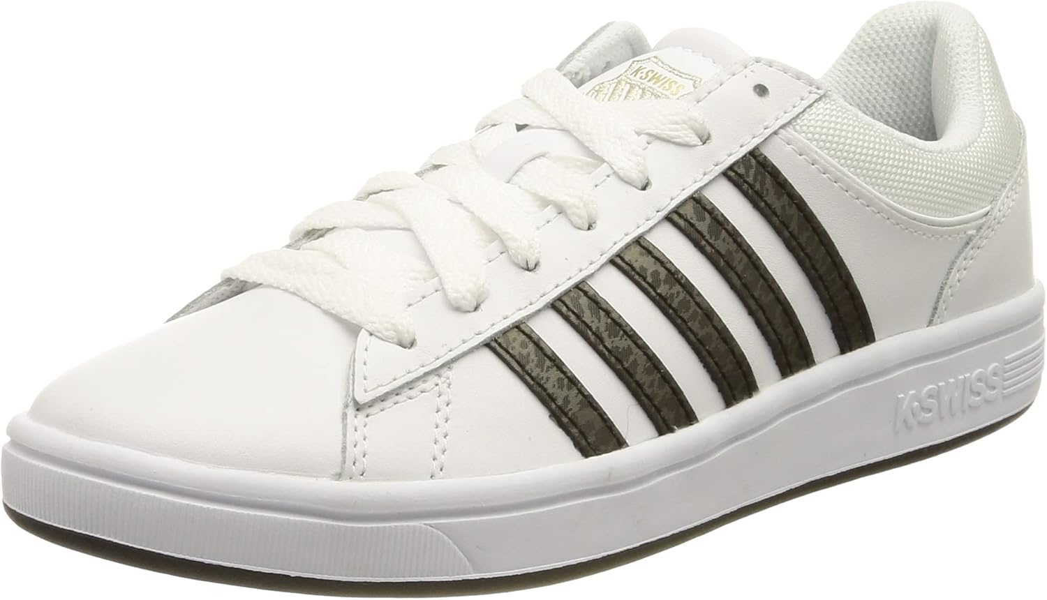<strong>K-Swiss</strong><br> Женские Court Winston White/Black Panther 37.5 EU White