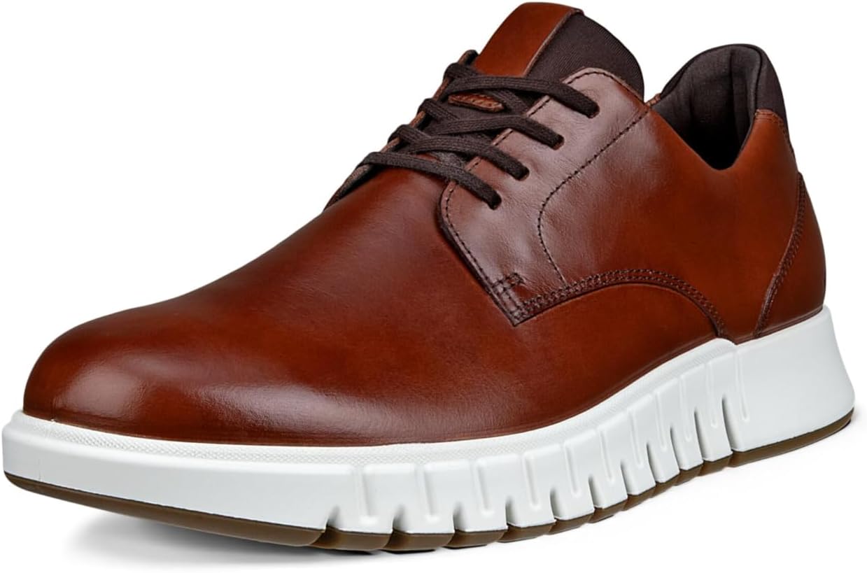 <strong>ECCO</strong><br> Gruuv Studio Men's Plain Toe Trainers