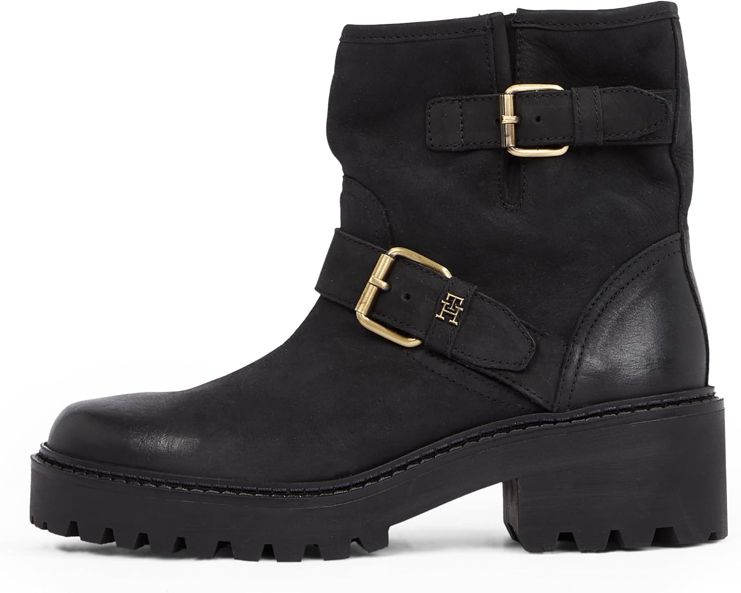 <strong>Tommy Hilfiger</strong><br> Женские Biker Double Buckle Leather ботинки