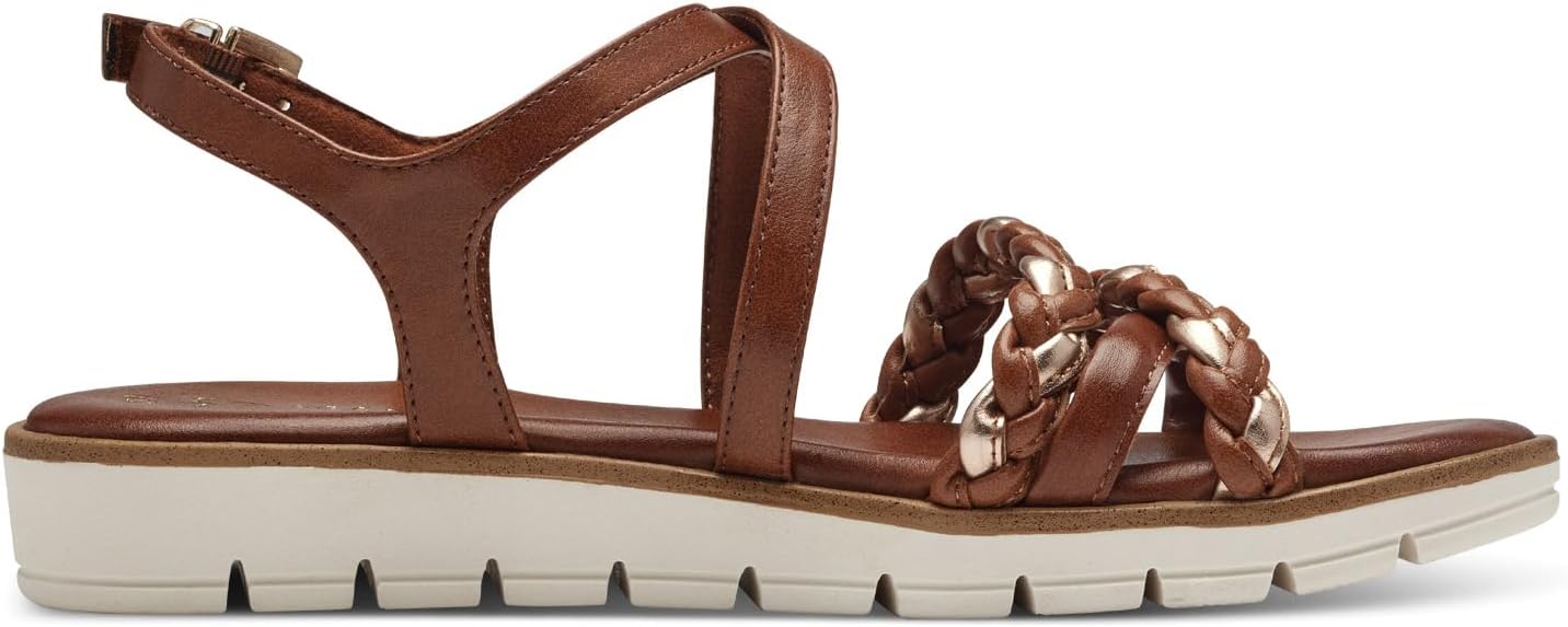 <strong>MARCO TOZZI</strong><br> Женские Vegan Wedge Heel Sandals with Adjustable Strap — изображение 4