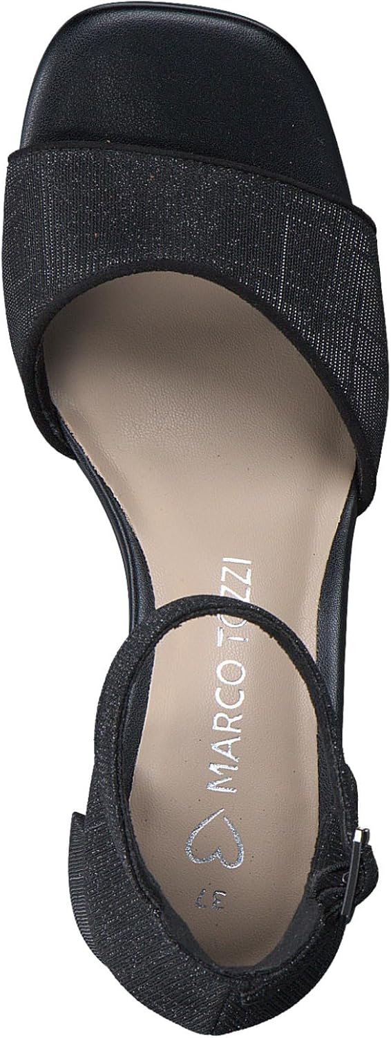 <strong>MARCO TOZZI</strong><br> Женские Glitter Heel Sandals with Adjustable Strap — изображение 3