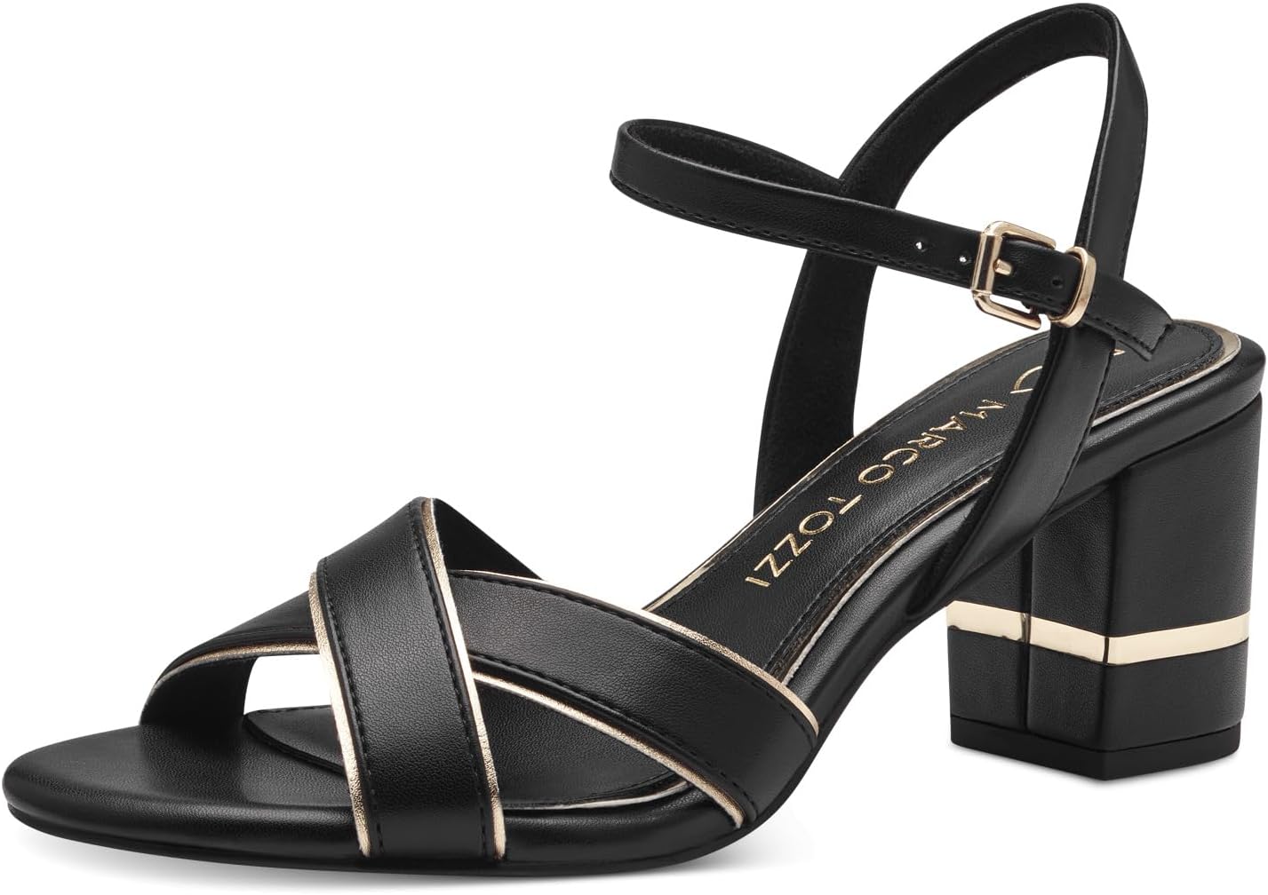 <strong>MARCO TOZZI</strong><br> Женские Sandals with Heel with Adjustable Strap Vegan