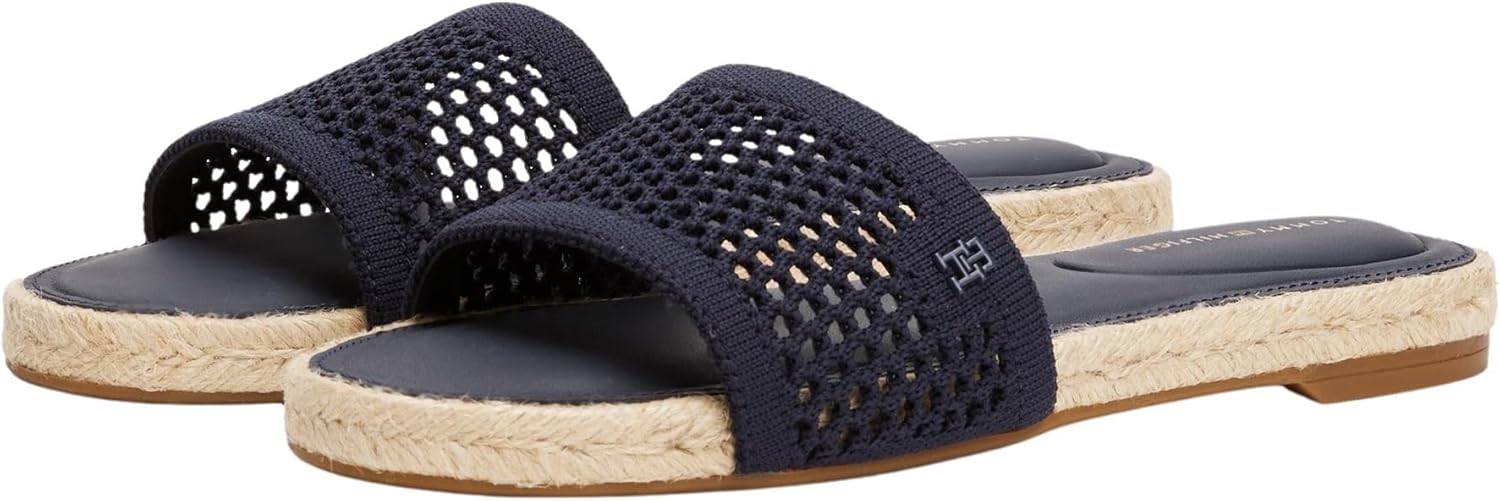 <strong>Tommy Hilfiger</strong><br> Tommy Hilfiger Женские Knit Mesh Espadrille Flat Sandal Fw0fw08744 — изображение 3